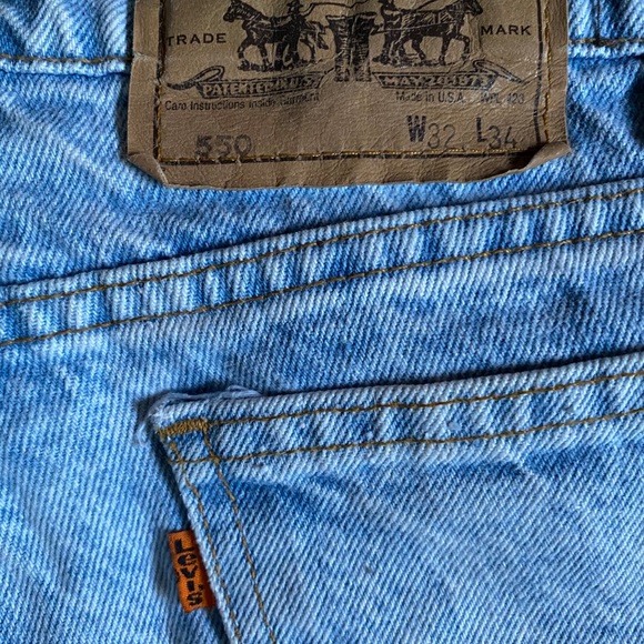 Orange Label Levi 550 Jeans. - Picture 3 of 5